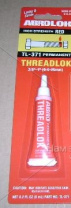 Фиксатор резьбы червоний ABRO (Неразъемный высокопрочный)  6 мл