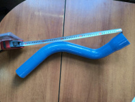 Патрубок радиатора верхний 50 мм х 60 мм диаметры концов