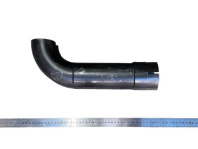 Труба выхлопная  кривая