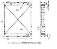 Радиатор водяной алюмин