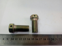 Болт М16-1,5-6Д*38  с отверстием под проволоку