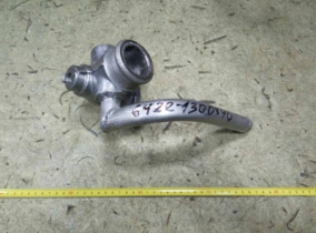 Патрубок помпы нижний дюралевый--под краник