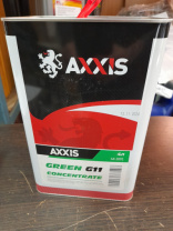 Антифриз <AXXSIS> ( 4л ) GREEN  G11 (-80C) зелений (Каністра 4л)