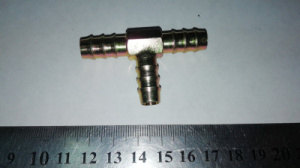 Соединитель аварийный 12мм (тройник) зубчатый