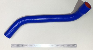 Патрубок радиатора ЯМЗ 536  внутр. диам. 50 и 60мм L=696 мм