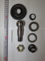 Палец рулевой + 2 сух+гайка+пруж+пыльн