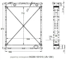 Радиатор водяной алюмин
