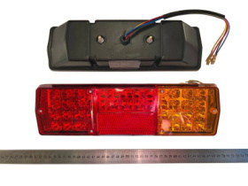 Фонарь задний с/о левый (5320-3716011)  (6 болтов)  LED 3-х секц